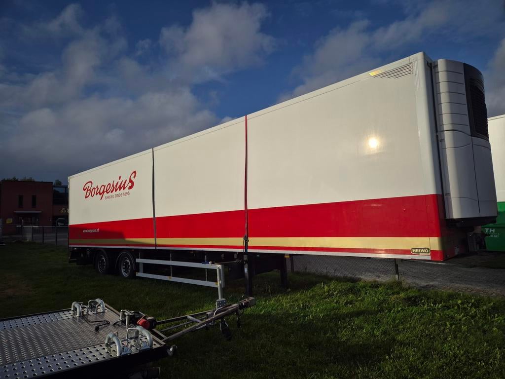 Oplegger Heiwo Koeltrailer met schade //meesturende as  2019, Bedrijf, Te koop