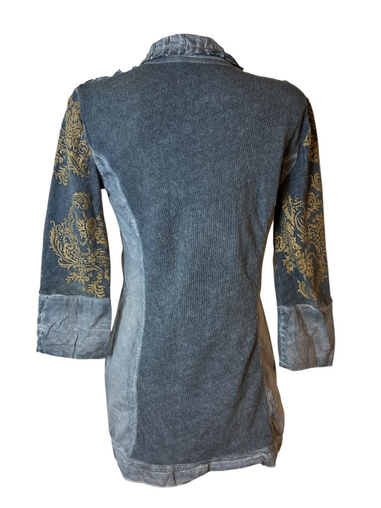 Elisa Cavaletti blouse M, Blauw, Ophalen of Verzenden, Zo goed als nieuw