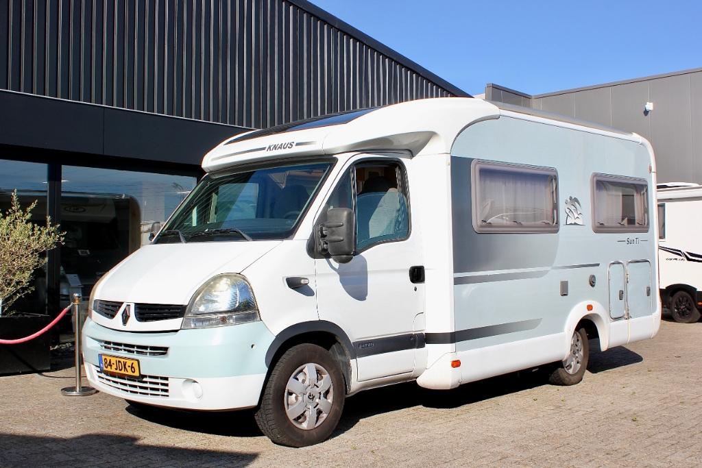 Knaus Sun TI (Frans bed, Zéér netjes met nieuwe APK), Ringverwarming, Bedrijf, 6 tot 7 meter, Cassettetoilet
