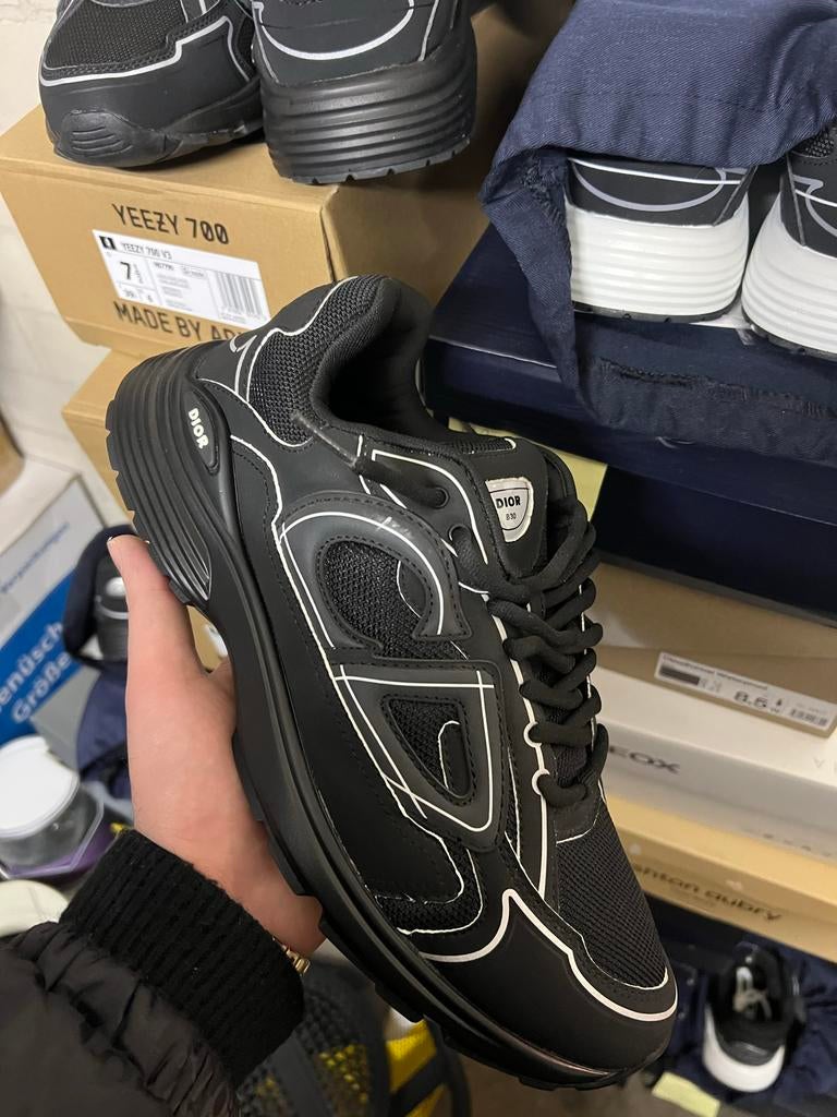 Zwarte Dior B30 Maat 37 - 44 - 45, Zwart, Nieuw, Ophalen of Verzenden, Sneakers of Gympen