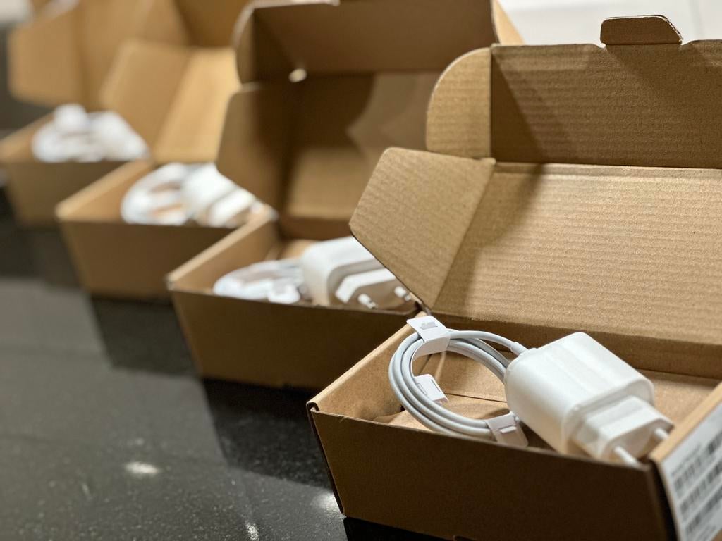 ACTIE: 2x iPhone Snellader set 20w incl verzenden, Verzenden, Nieuw, Apple iPhone