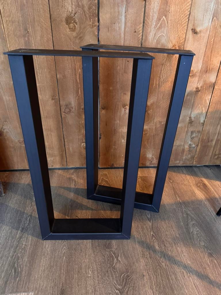 Sidetable / bar tafel bank - poten U vorm 2 stuks, Ophalen, 100 tot 150 cm, 50 tot 100 cm, Zo goed als nieuw