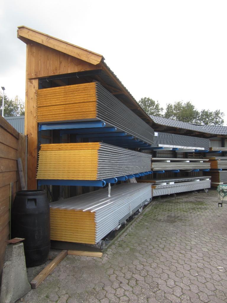 sandwich panelen dak 30/70 mm dik , Ral 7016 antraciet, Doe-het-zelf en Verbouw, Platen en Panelen, Ophalen, Nieuw, Overige materialen