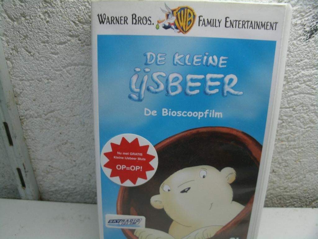vhs 54a de kleine ijsbeer de bioscoopfilm, Alle leeftijden, Ophalen of Verzenden, Zo goed als nieuw