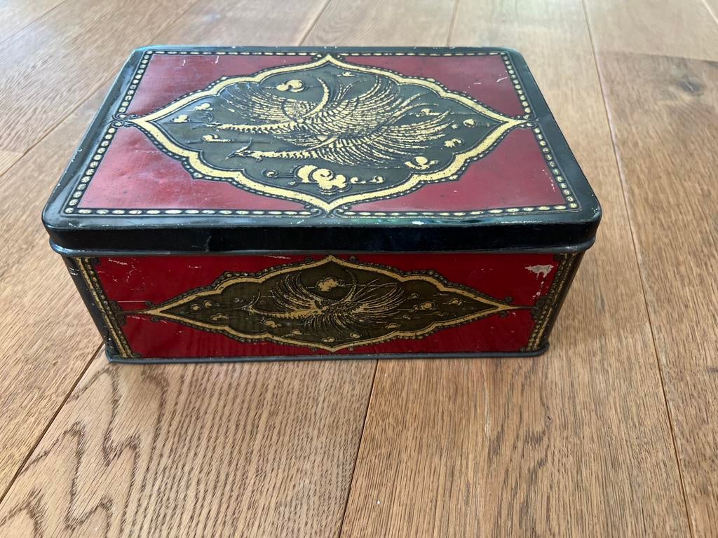 Antiek groot Lieftinck 1/2 kg rooktabak blik, Ophalen of Verzenden, Gebruikt, Overige