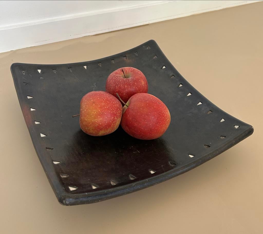 Wereldwinkel Schaal - Decoratief, Gebruikt, Schaal, Vierkant, Ophalen of Verzenden