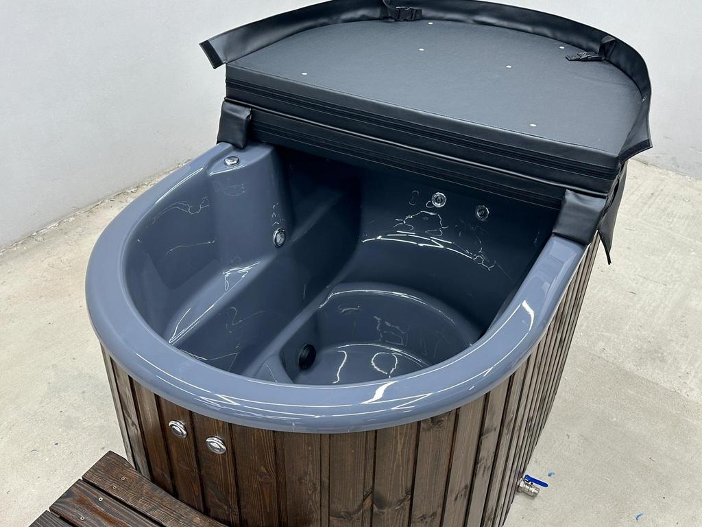 MEGA PAAS ACTIE  luxe hottub 2 persoons, Verzenden, Zo goed als nieuw, Trap