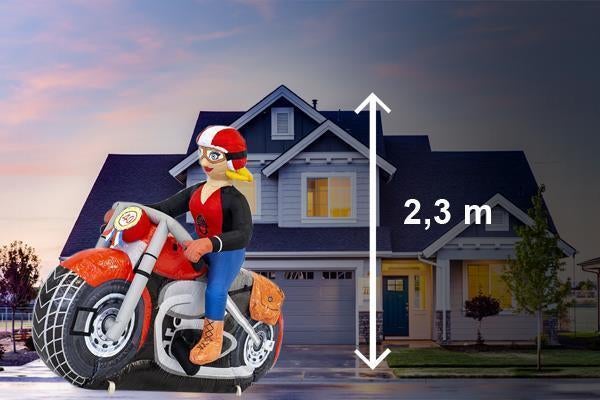 Sarah pop op motor te huur, landelijke bezorging mogelijk, Hobby en Vrije tijd, Feestartikelen | Verhuur, Zo goed als nieuw, Abraham of Sarah