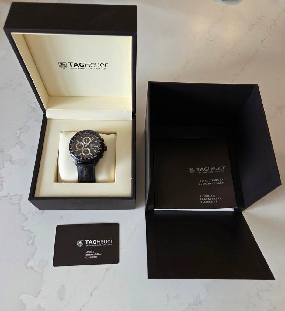 TAG Heuer Formula 1 Calibre 16, Overige materialen, Leer, Polshorloge, Ophalen of Verzenden