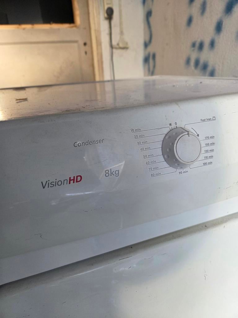 VisionHD Condensdroger 8kg - Gebruikt, 6 tot 8 kg, Gebruikt, Ophalen of Verzenden, Voorlader