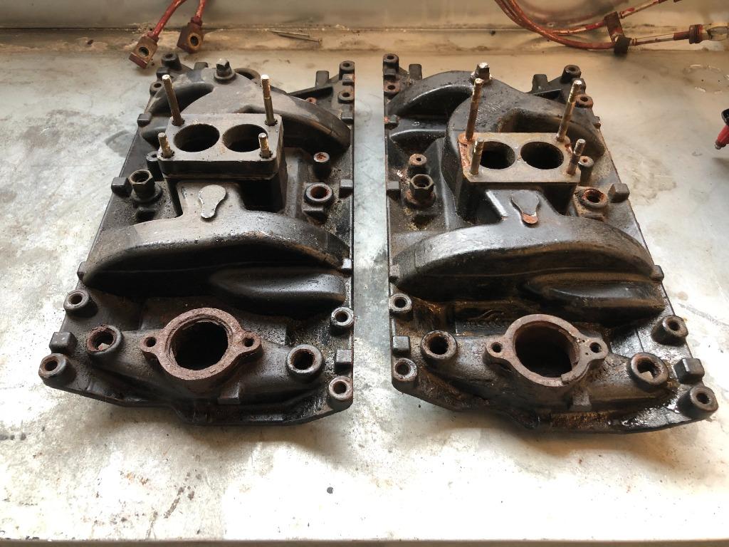 Inlaatspruitstuk Mercruiser intake manifold 860100 2 stuks, Watersport en Boten, Bootonderdelen, Ophalen, Gebruikt, Motor en Techniek