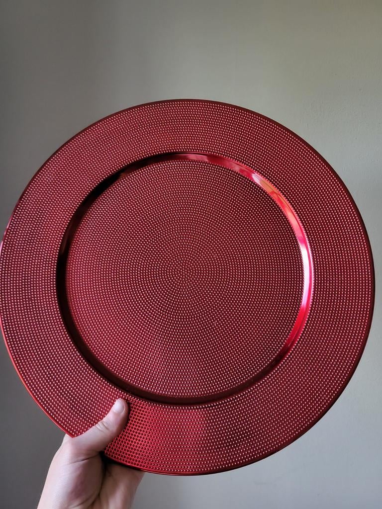 Rode plateau, Ophalen of Verzenden, Kunststof