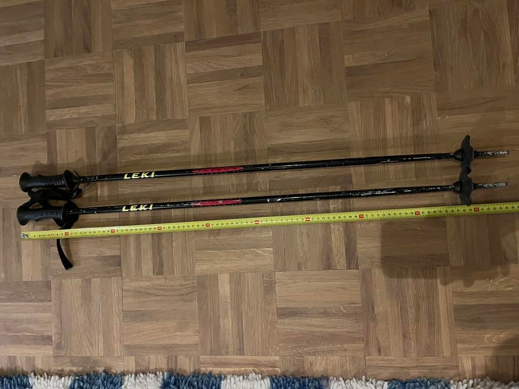 Skistokken Leki 95cm, Ophalen, 100 tot 140 cm, Stokken, Overige merken