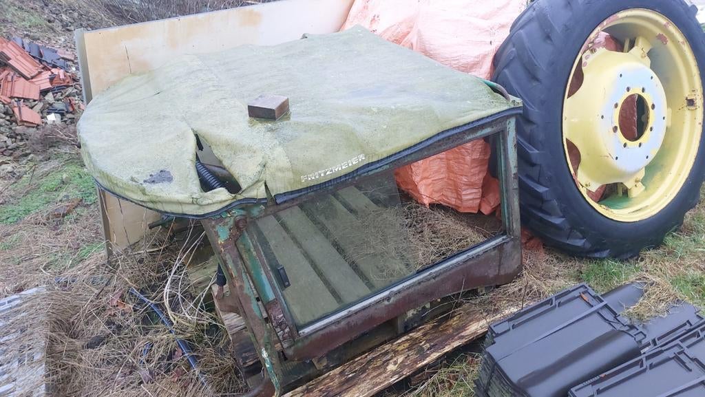 Fritzmeier Cabine - Oldtimer tractor onderdeel, Ophalen of Verzenden, Gebruikt