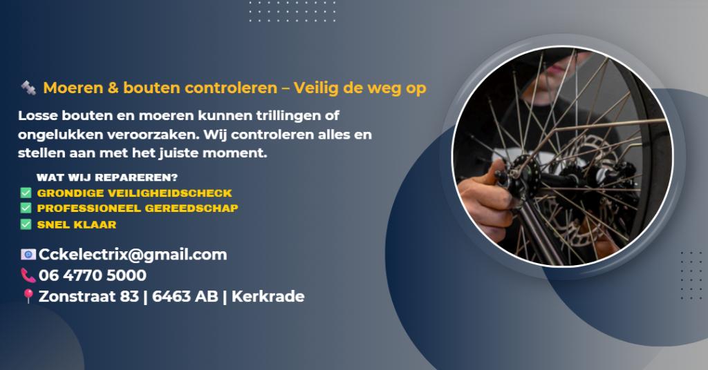 Fatbike Limburg – Moeren en bouten controleren, Verzenden, Algemeen, Overige typen, Nieuw