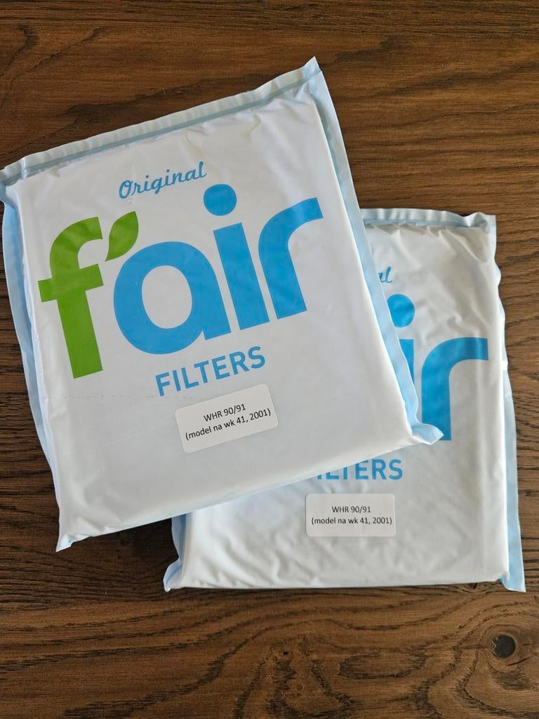 F' air Filters WHR 90/91 - Nieuw in verpakking - WTW systeem, Ophalen of Verzenden, Nieuw, Afzuiger