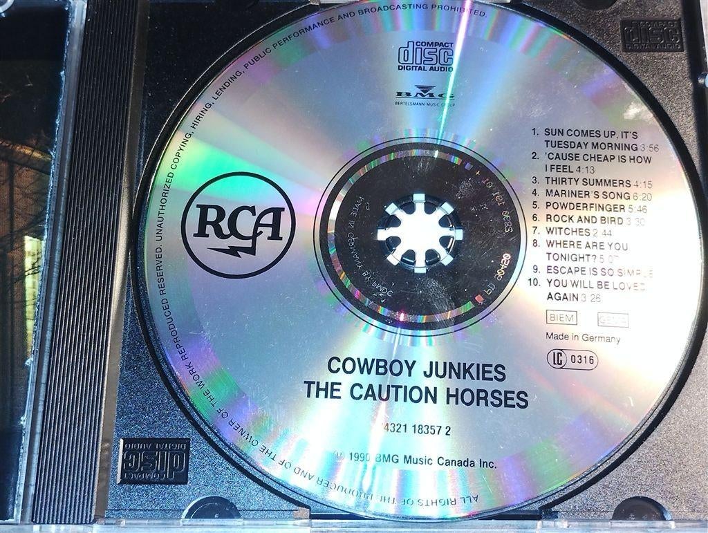 Cowboy Junkies ‎- The Caution Horses, Ophalen of Verzenden, Zo goed als nieuw, Poprock