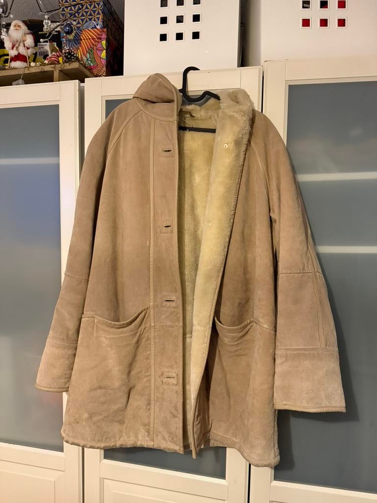 lammy coat 42, Ophalen of Verzenden, Gedragen, Maat 42/44 (L), Beige