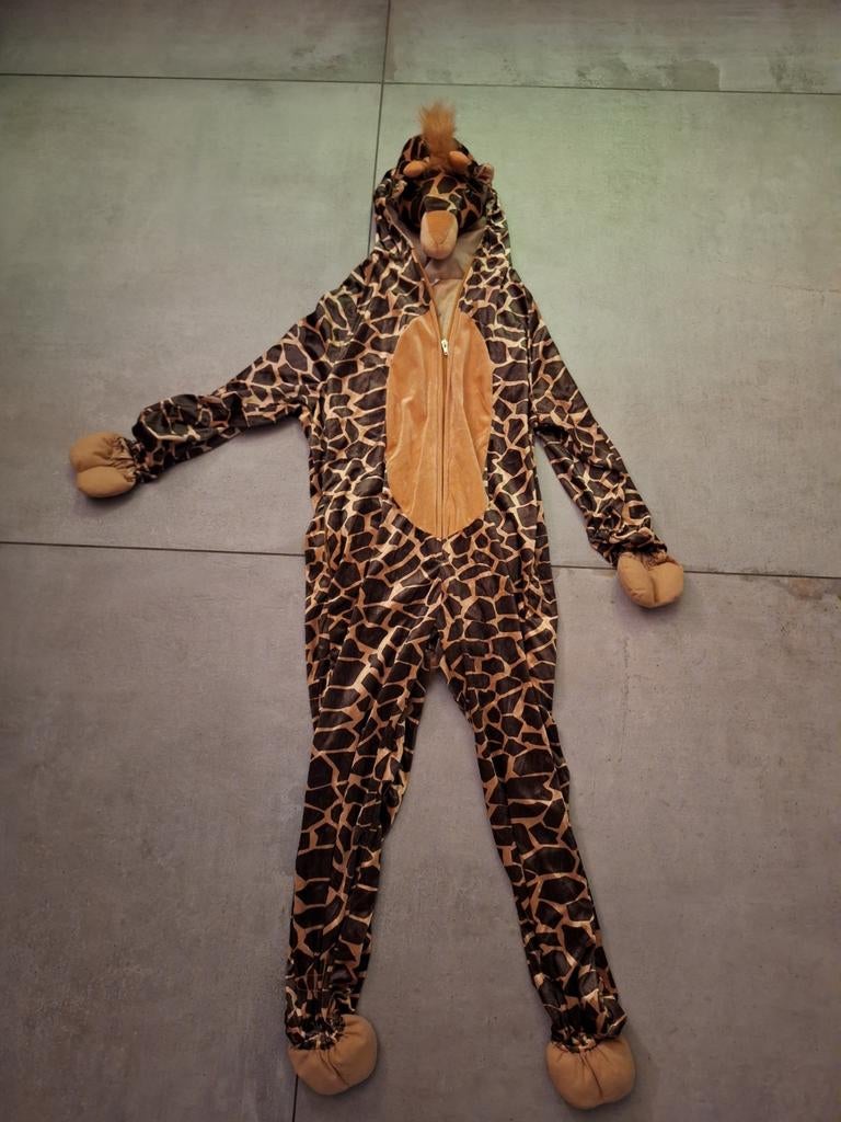 giraf pak maat 140, Kinderen en Baby's, Carnavalskleding en Verkleedspullen, Ophalen, 134 t/m 140, Jongen of Meisje