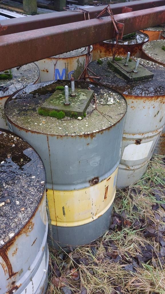 10 Betonpoeren voor Schuur - Fundering, Ophalen of Verzenden, Gebruikt, Beton