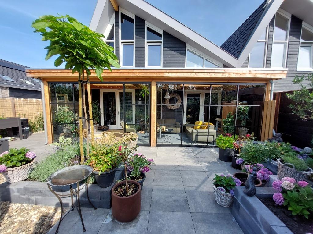 Douglas houten veranda's, tuinkamers en overkappingen, Tuin en Terras, Overkappingen, Verzenden, Nieuw, Veranda