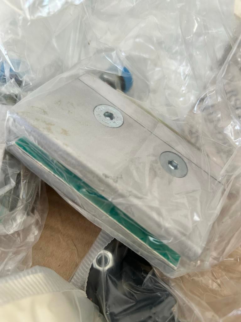 Glazen schuifdeur klemmen en wielen Henderson, 80 tot 100 cm, Binnendeur, Nieuw, Ophalen of Verzenden