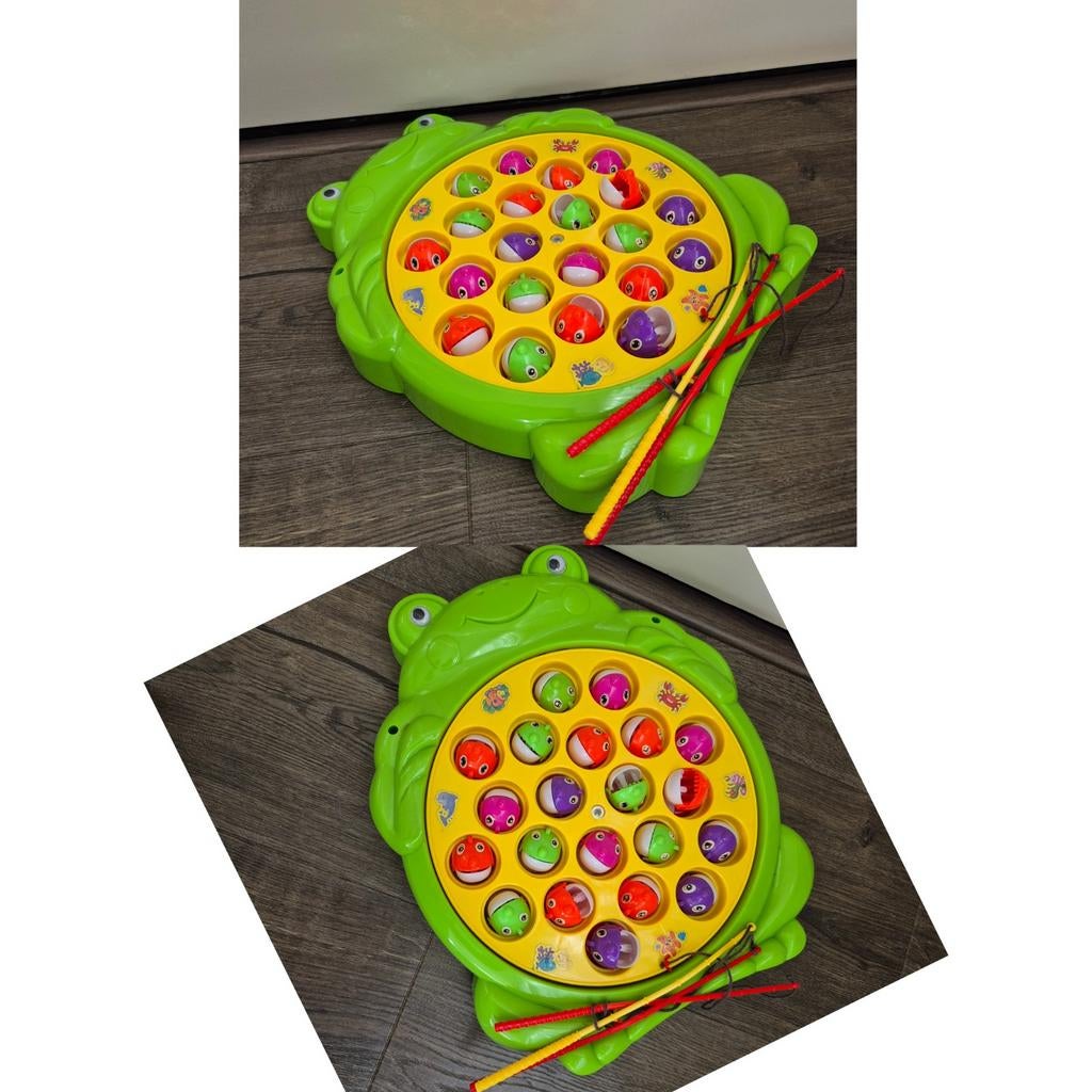 Visvangen spel kikker met verschillende hengeltjes, Ophalen of Verzenden