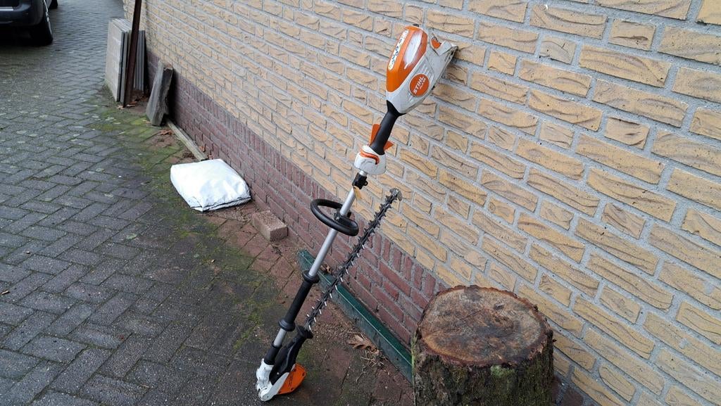 Stihl HLA Stokheggenschaar (zonder accu) 2020, Tuin en Terras, Heggenscharen, Stihl, Gebruikt, Accu, Ophalen of Verzenden