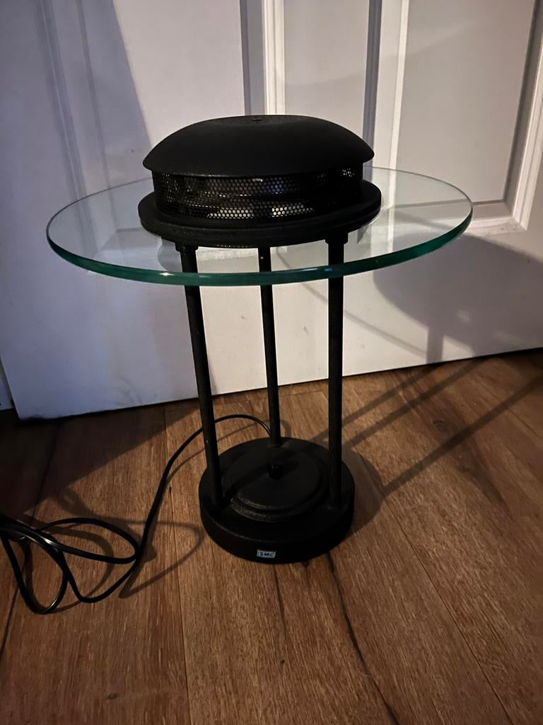 Vintage Robert Sonneman Saturn tafellamp, Ophalen, Zo goed als nieuw, Vintage, Minder dan 50 cm