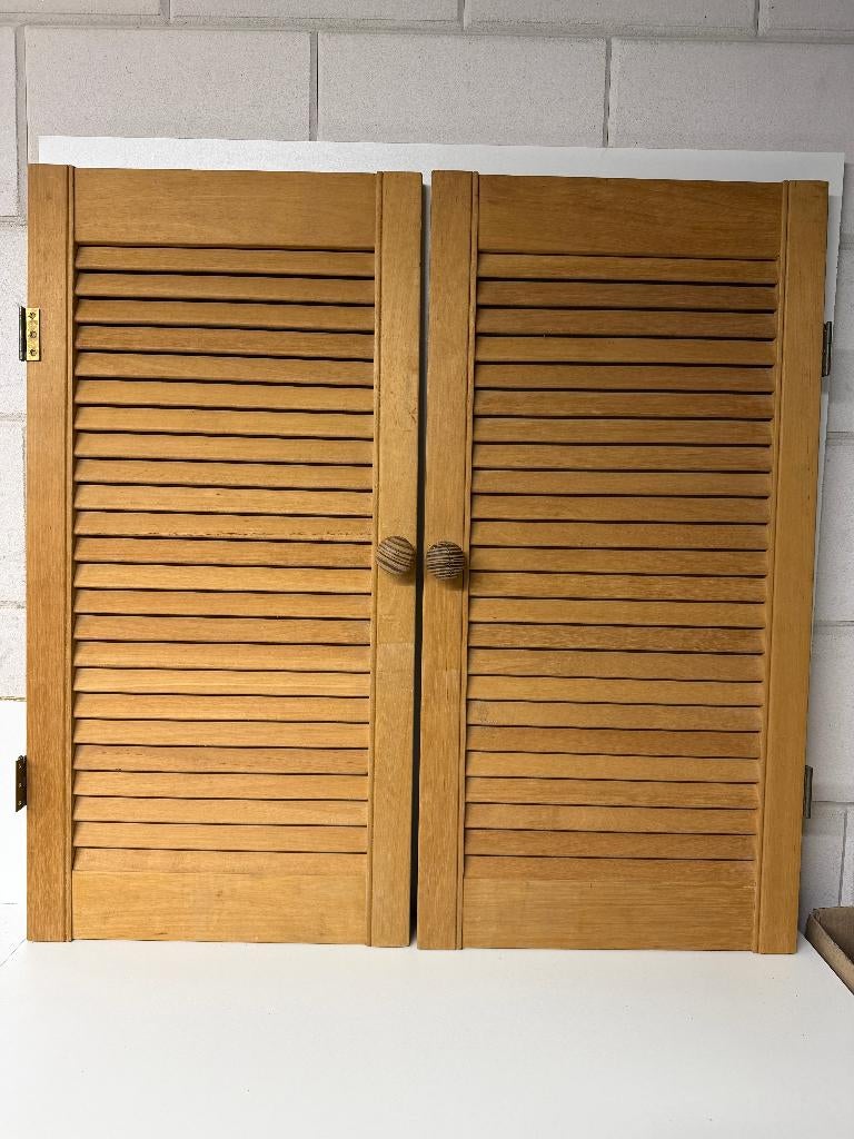 2 x Louvre deurtjes 76 x 38 cm, Watersport en Boten, Accessoires en Onderhoud, Nieuw, Interieur en Kussens, Ophalen of Verzenden