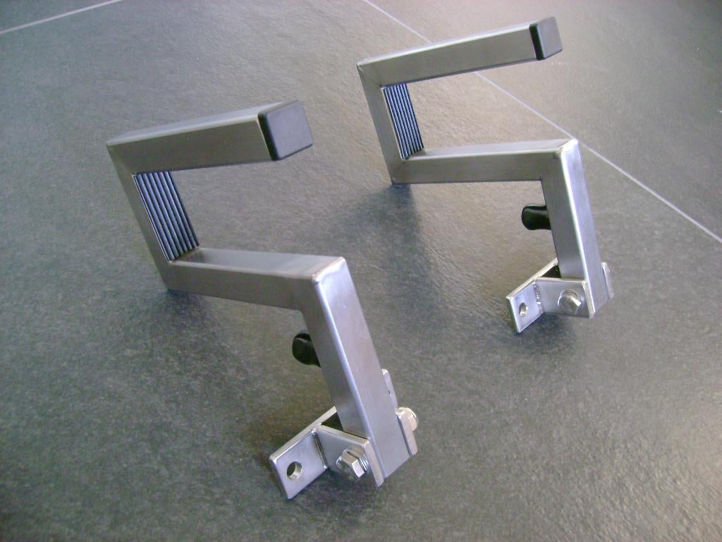 Nieuw scharnierbare rvs ophangbeugels voor de steekstokken, Ophalen of Verzenden, Nieuw, Overige typen