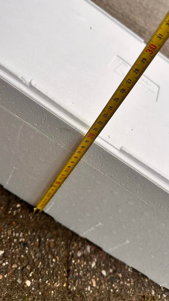 EPS boxen met doos 34 liter 600 x 400 x 205 mm, Doe-het-zelf en Verbouw, Kratten en Dozen, Nieuw, Doos, 50 tot 75 cm, Minder dan 35 cm