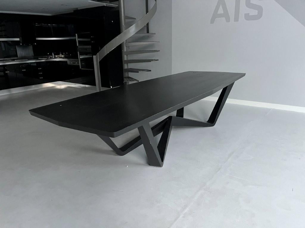 Vergadertafel - eettafel groot formaat, Huis en Inrichting, Tafels | Eettafels, Ophalen, 100 tot 150 cm, Eikenhout, 200 cm of meer