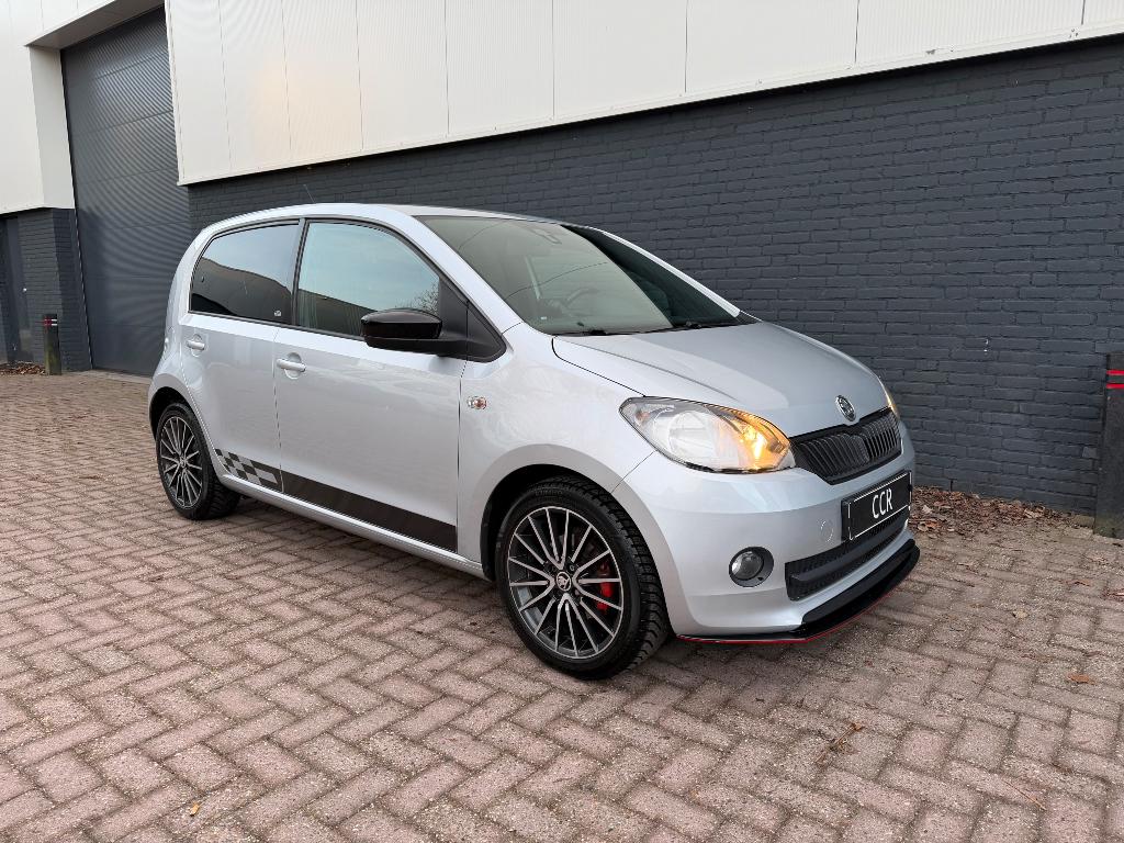 Skoda Citigo 1.0 5D MONTE CARLO 2015 NAVI AIRCO, Voorwielaandrijving, 840 kg, Origineel Nederlands, Handgeschakeld