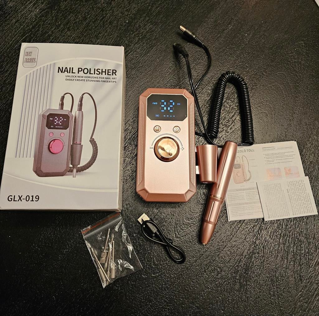 Professionele nagelfrees draadloos nieuw, Ophalen of Verzenden, Nieuw, Wit, Handen en Nagels