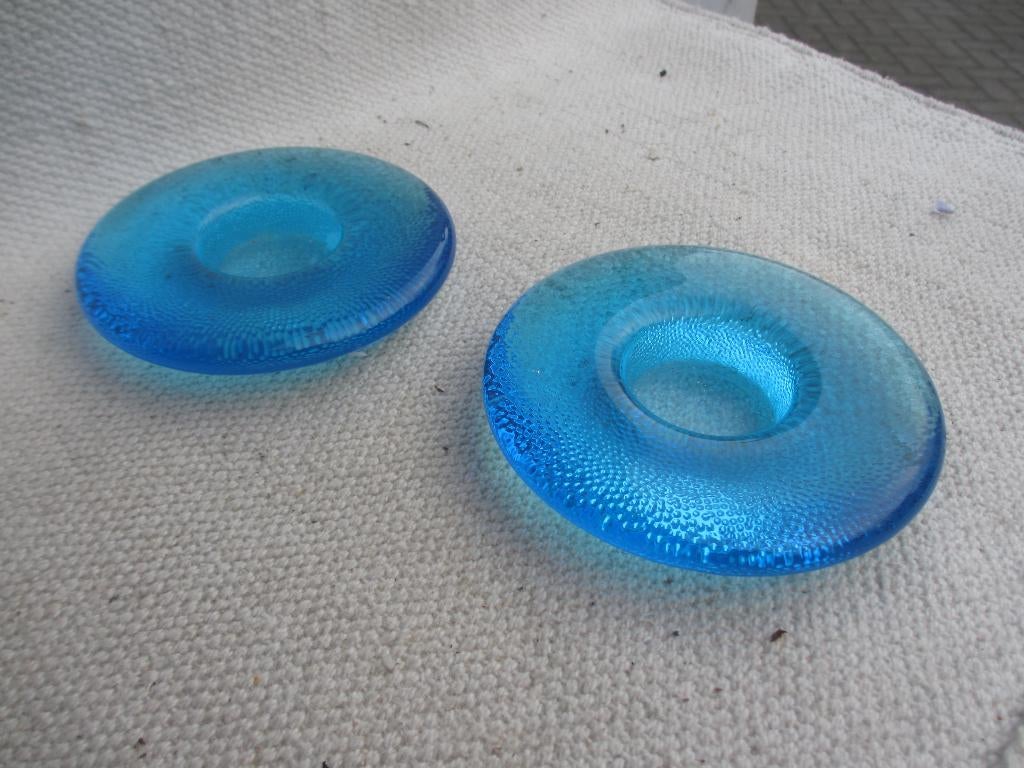 Iittala Kastelhelmi (2x) en Nappi (3x) waxinelichthouders, Overige materialen, Gebruikt, Bruin, Ophalen of Verzenden