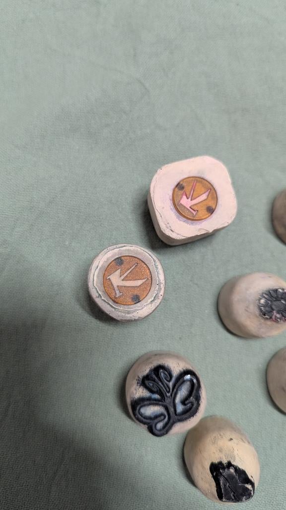 Stempels textiel, Ophalen of Verzenden, Gebruikt, Overige typen