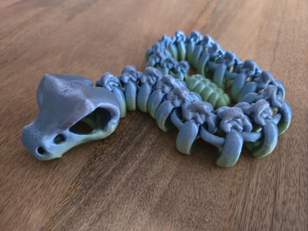3d print ratelslang, Ophalen of Verzenden, Nieuw, Knutselwerk