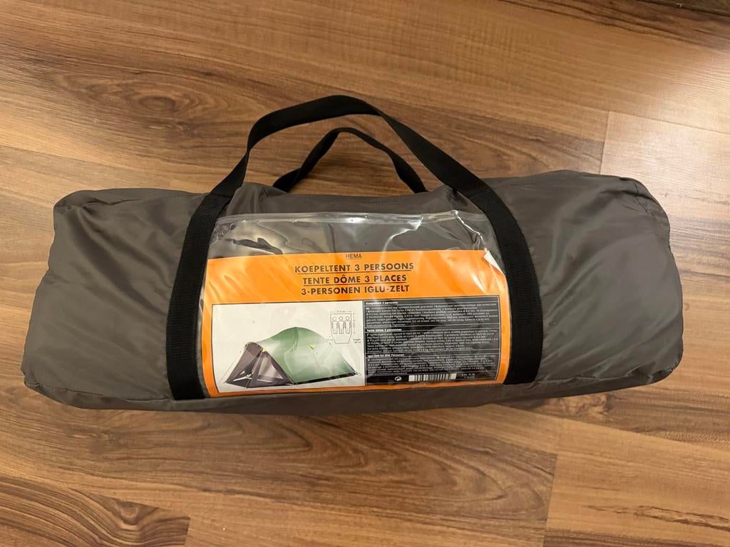 Hema Koepeltent 3 personen, Caravans en Kamperen, Tenten, Ophalen, Nieuw, Tot en met 3