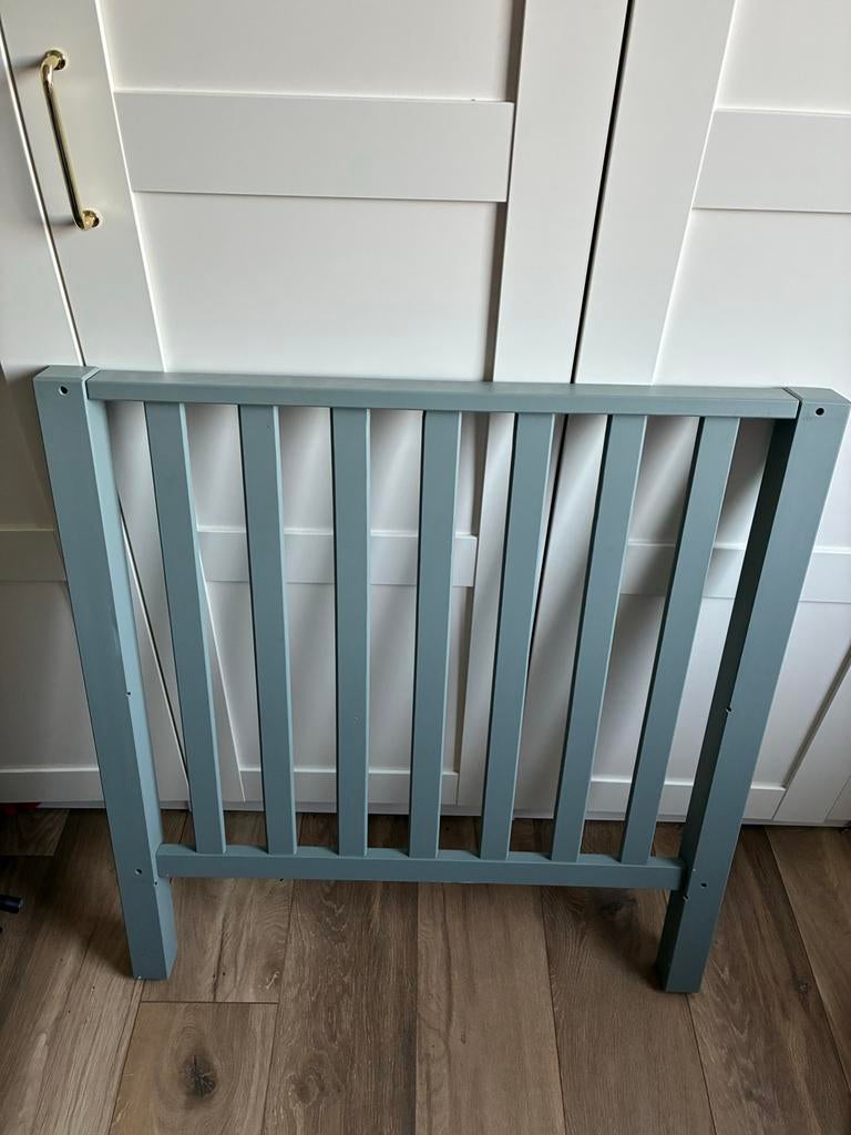 Box compleet - Grijs/blauw, Kinderen en Baby's, Boxen, Ophalen, Gebruikt, Rechthoekig