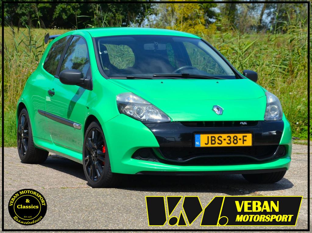 Renault Clio 2.0 RS Cup light / Alien Green / Bastuck, Auto's, Renault, Voorwielaandrijving, Stof, Gebruikt, Elektrische stoelverstelling