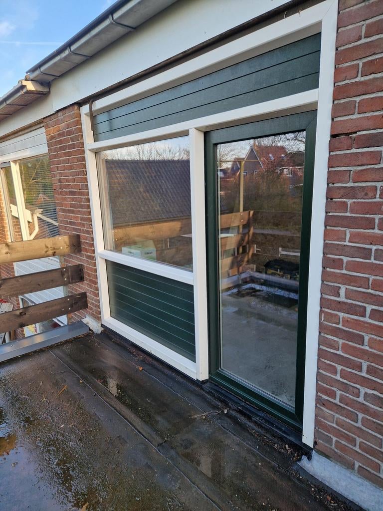 Kunstof kozijn, Doe-het-zelf en Verbouw, Kozijnen en Schuifpuien, Ophalen, Kunststof, Gebruikt, 150 tot 225 cm