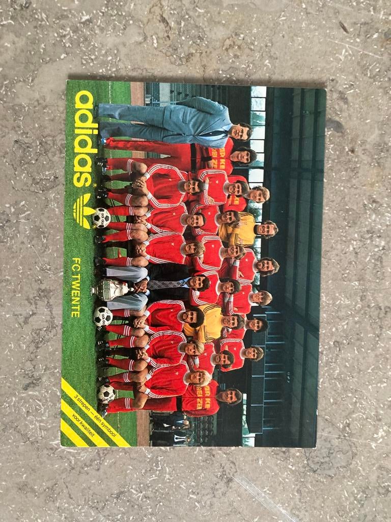 OUDE FOTO KAART JAREN 70 FC TWENTE, Ophalen of Verzenden, Zo goed als nieuw, F.C. Twente, Spelerskaart
