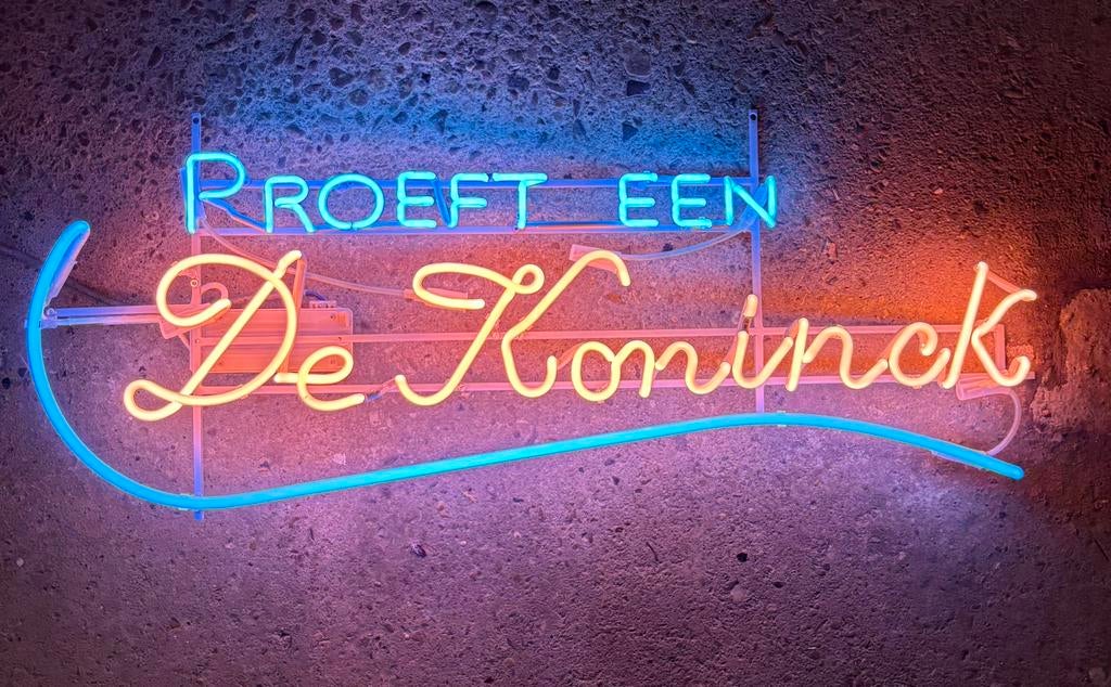 Neon, reclame, lichtreclame, Verzamelen, Ophalen, Gebruikt, Lichtbak of (neon) lamp