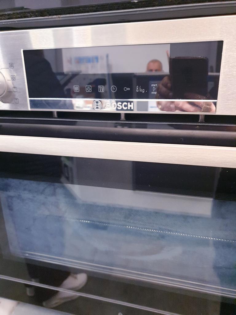 Bosch Serie 6 Inbouw ️✅️Stoomoven️ 45x60 cm – Incl. Garantie, Oven, Zo goed als nieuw, Inbouw, Stoom