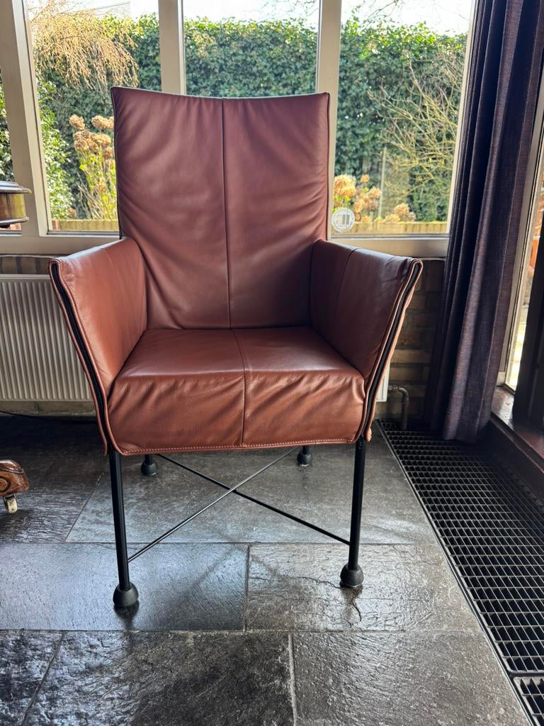 Montis Chaplin eetkamerstoelen, Huis en Inrichting, Stoelen, Ophalen, Gebruikt, Twee, Bruin