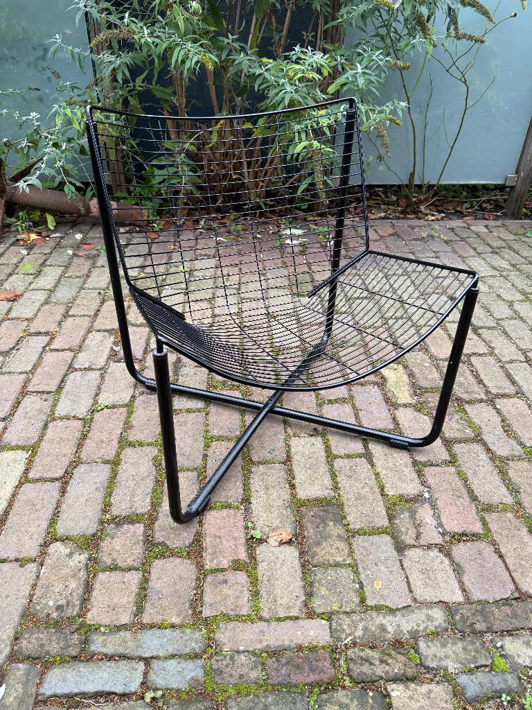 Niels Gammelgaard fauteuil model Jarpen de klassieker, Huis en Inrichting, Ophalen, Gebruikt, 75 tot 100 cm, Metaal