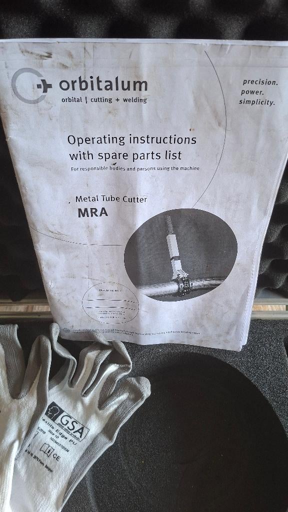 Orbitalum MRA Metal Tube Cutter Buizensnijder metaal., Ophalen, ., Zo goed als nieuw, .
