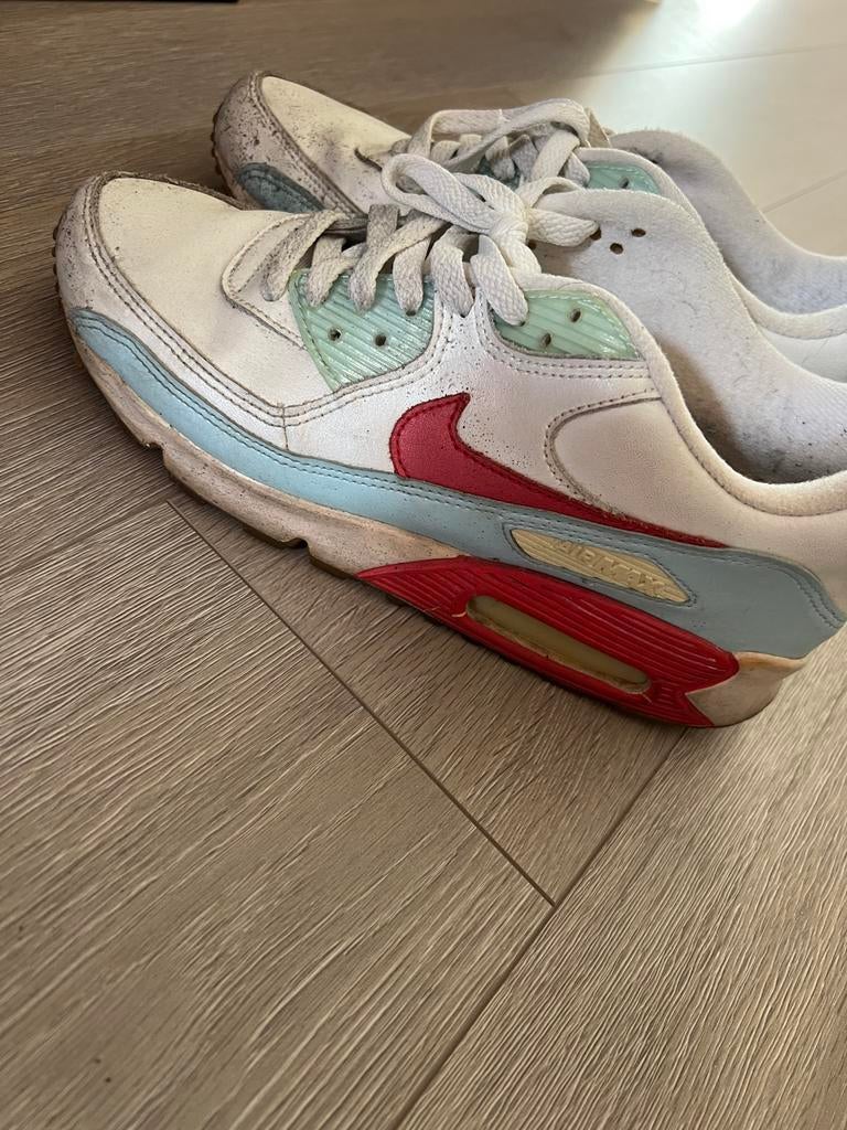Nike Air Max 90 (2004) - Vintage Sneakers, Wit, Ophalen of Verzenden, Sneakers of Gympen, Gedragen