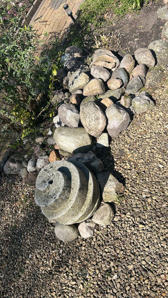 Diverse natuurstenen voor tuin of decoratie, Tuin en Terras, Ophalen, Overige materialen, Gebruikt, Kei